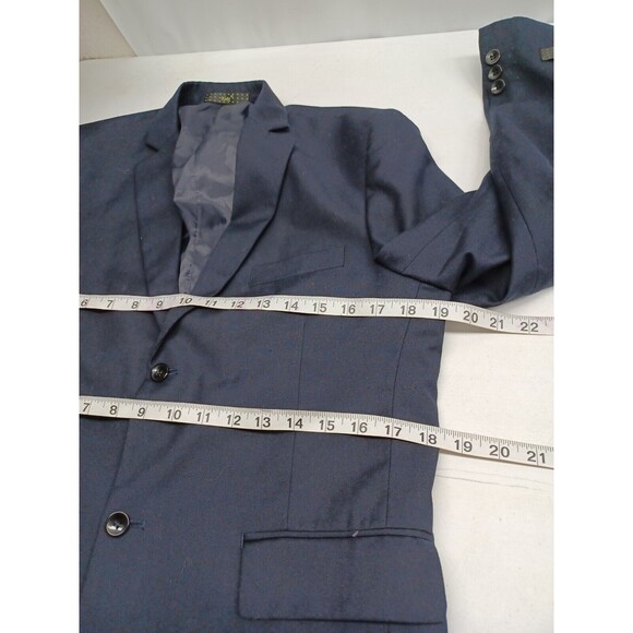 Kidz Blazer Jacket Navyblue Size 16 Notch  2 buttons - Picture 4 of 8